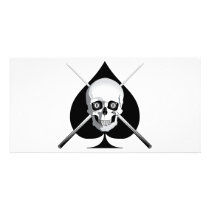 Deadly Billiards Ace photo cards by divebargraphics Deadly Billiards Ace photo cards