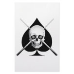 Deadly Billiards Ace Stationery Design