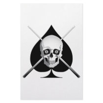 Deadly Billiards Ace Stationery Design