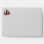Deadly Design Monogram Letter H Envelopes
