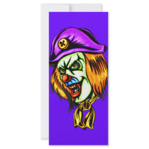 Deadly Evil Clown Custom Rack Cards
