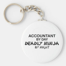 Deadly Ninja by Night - Accountant Key Chains