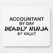 Deadly Ninja by Night - Accountant Mouse Mat