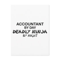 Deadly Ninja by Night - Accountant Post Cards