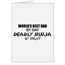 Deadly Ninja by Night - Best Dad cards