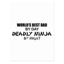Deadly Ninja by Night - Best Dad postcards