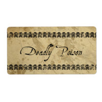 Deadly Poison Labels (large) labels