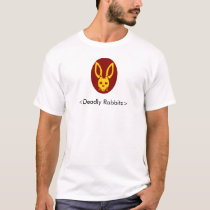 Deadly rabbit head, <Deadly Rabbits> t-shirts by onceler Deadly rabbit head, <Deadly Rabbits> t-shirts
