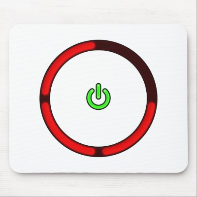 Deadly Red Ring Mouse Pad by CustomGameGear