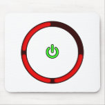 Deadly Red Ring Mouse Pad