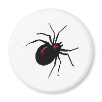 Deadly Spider Fridge Magnet