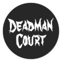 Deadman Sticker by deadmancourt Deadman Sticker