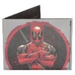 Deadpool in Paint Splatter Logo Tyvek Wallet