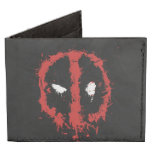 Deadpool Paint Splatter Logo Billfold Wallet