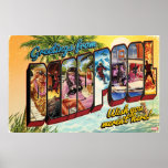 Deadpool Vacation Postcard Poster