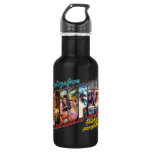 Deadpool Vacation Postcard Stainless Steel Water Bottle