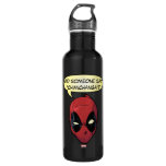 Deadpool's Head Water Bottle