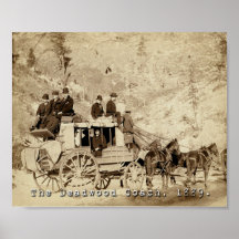 Deadwood Coach 1889 Print