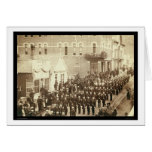 Deadwood Grand Lodge IOOF Street  Parade SD 1890 Greeting Card