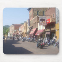 Deadwood, South Dakota mousepads by whitelineroadwear Deadwood, South Dakota mousepads