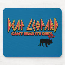 Deaf Leopard Can't Hear It's Prey Mouse Pad