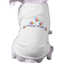 Deaf Pals Doggie shirt pet clothing by Bridget4874 Deaf Pals Doggie shirt pet clothing