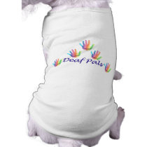 Deaf Pals Doggie shirt pet clothing by Bridget4874 Deaf Pals Doggie shirt pet clothing