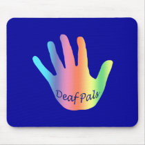 Deaf Pals Mouse pad mousepads by Bridget4874 Deaf Pals Mouse pad mousepads