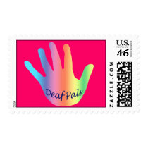 Deaf Pals Pink stamp by Bridget4874 Deaf Pals Pink stamp
