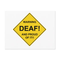 Deaf Proud Post Cards