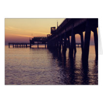 Deal Pier Sunrise Card