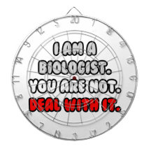 Deal With It ... Funny Biologist Dartboard