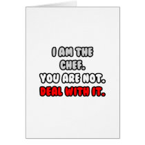 Deal With It ... Funny Chef Shirts and Gifts Cards