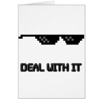 Deal With It Sunglasses Cards