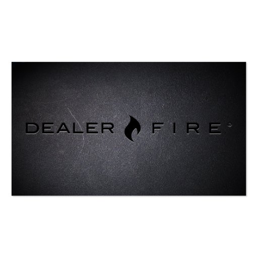 DealerFire Black Out Business Card