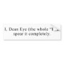 Dean Eye Blasphemy