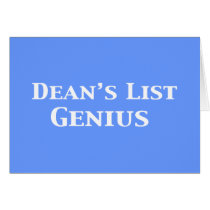 Dean's List Genius Gifts cards