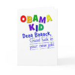 Dear Baraack, Good luck in your new job! Greeting Cards