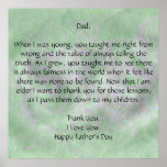 Dear Dad - Father's Day Poster