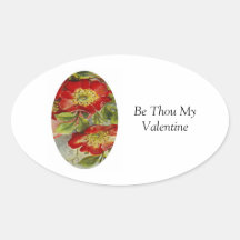 Dear Heart Valentine Vintage Sticker