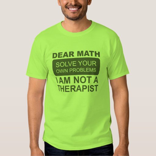 dear math t shirt