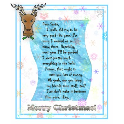 Dear Santa 2 T Shirt by SherryHolderHunt