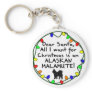 Dear Santa Alaskan Malamute Key Chains