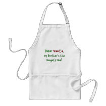 Dear Santa aprons by doodles_designs Dear Santa aprons