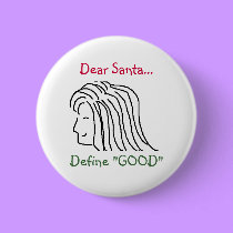 Dear Santa... - button by Horseshoes3 Dear Santa... - button