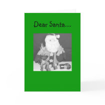 Dear Santa.... cards