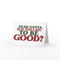 Dear Santa Greeting Card