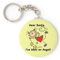 Dear Santa Christmas Tshirts and Gifts Keychain
