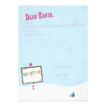 Dear Santa - Christmas Wish List invitations
