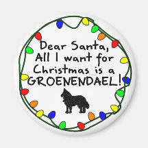 Dear Santa Groenendael Fridge Magnets